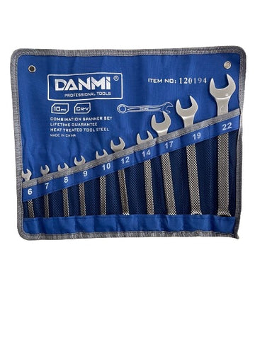 Звездогаечни ключове к-т 6-22 10части - Danmi