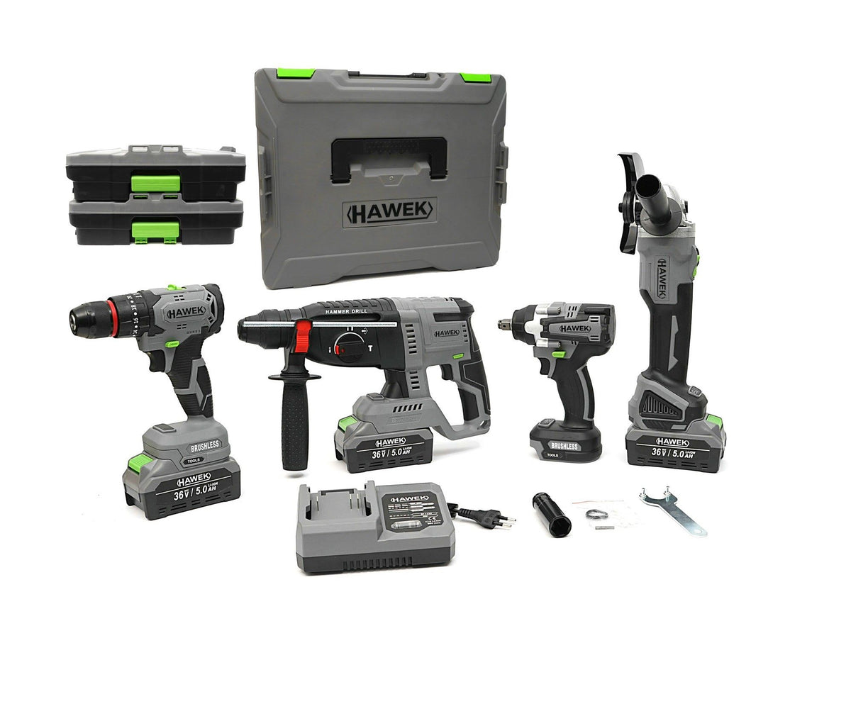 Акумулаторни инструменти 4 части 36v , HAWEK , HW-3008