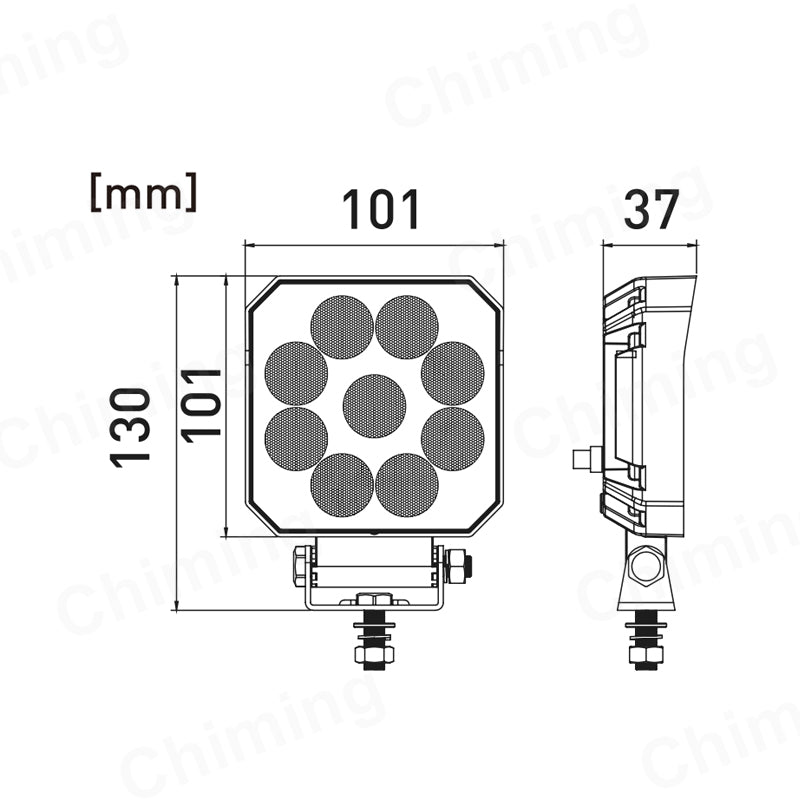 LED Халоген за задна светлина / Работна лампа 12-24V - T240 – снимка 2