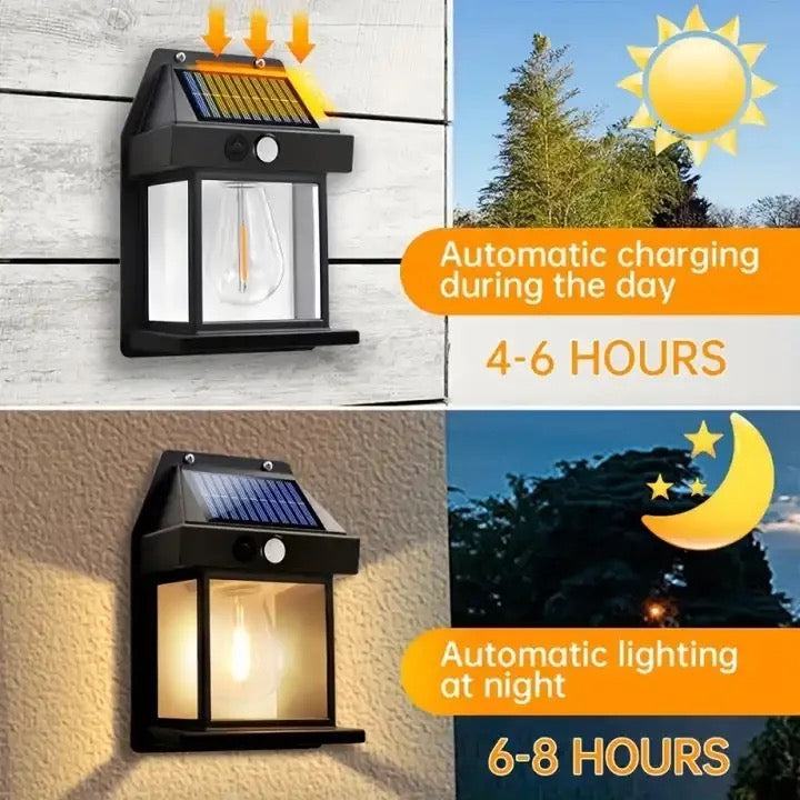 LED Соларна лампа за градина / Стена - T246 – снимка 4