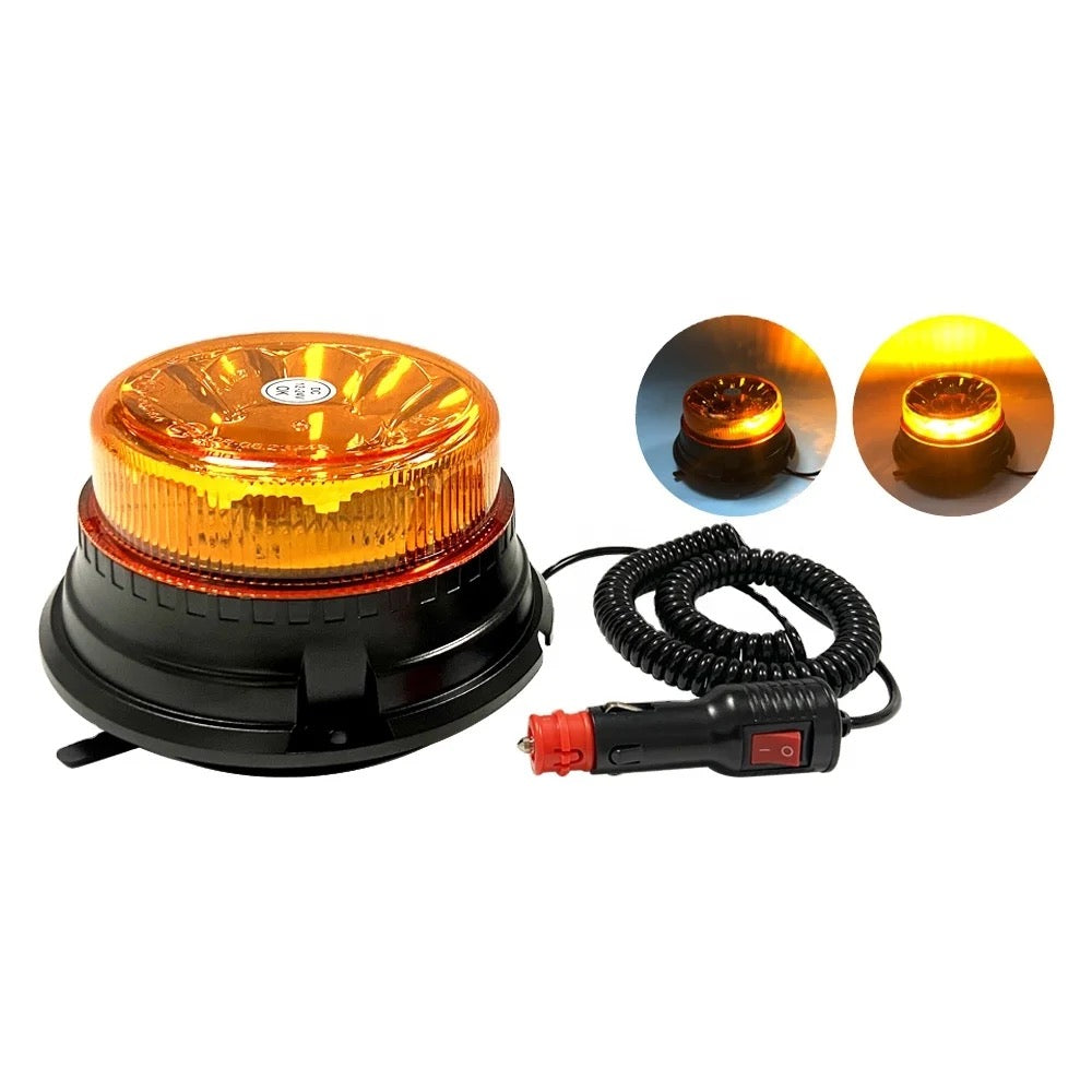 Аварийна лампа с магнит за автомобили Камиони Трактор 12 / 24V - ECE R65 R10 E9