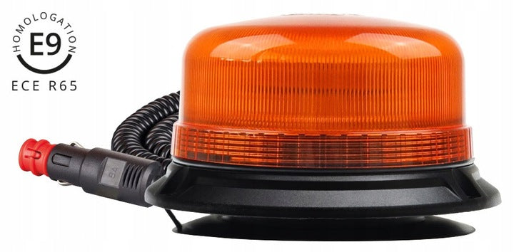 Аварийна лампа с магнит за автомобили Камиони Трактор 12 / 24V - ECE R65 R10 E9 – снимка 3