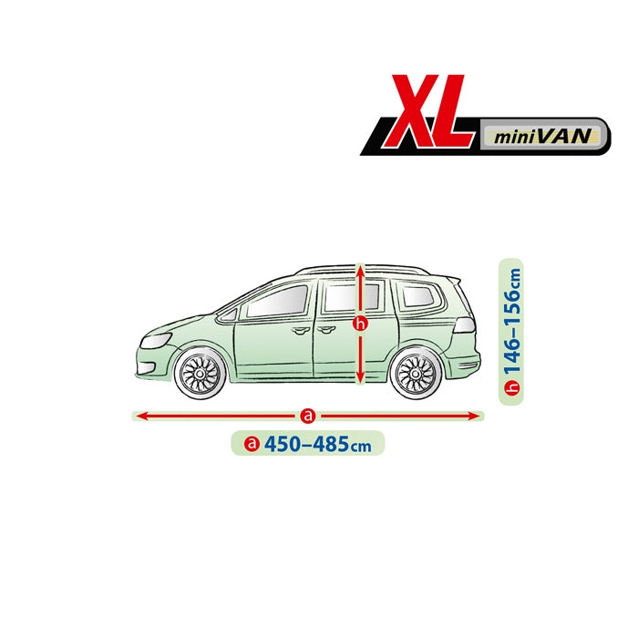 Покривало Kegel серия Mobile Garage размер XL сиво за миниван – снимка 2