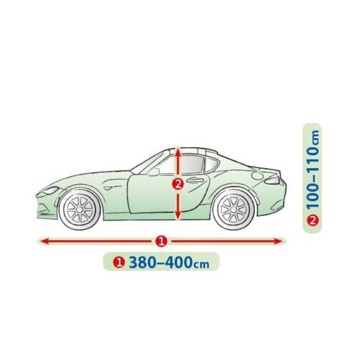 Покривало Kegel серия Mobile Garage размер S сиво за купе – снимка 2