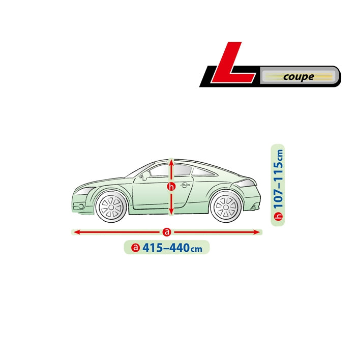 Покривало Kegel серия Mobile Garage размер L сиво за Купе – снимка 2