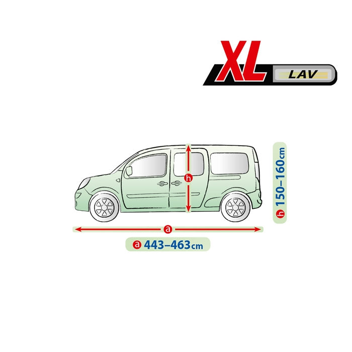 Покривало Kegel серия Mobile размер XL сиво за VAN – снимка 2