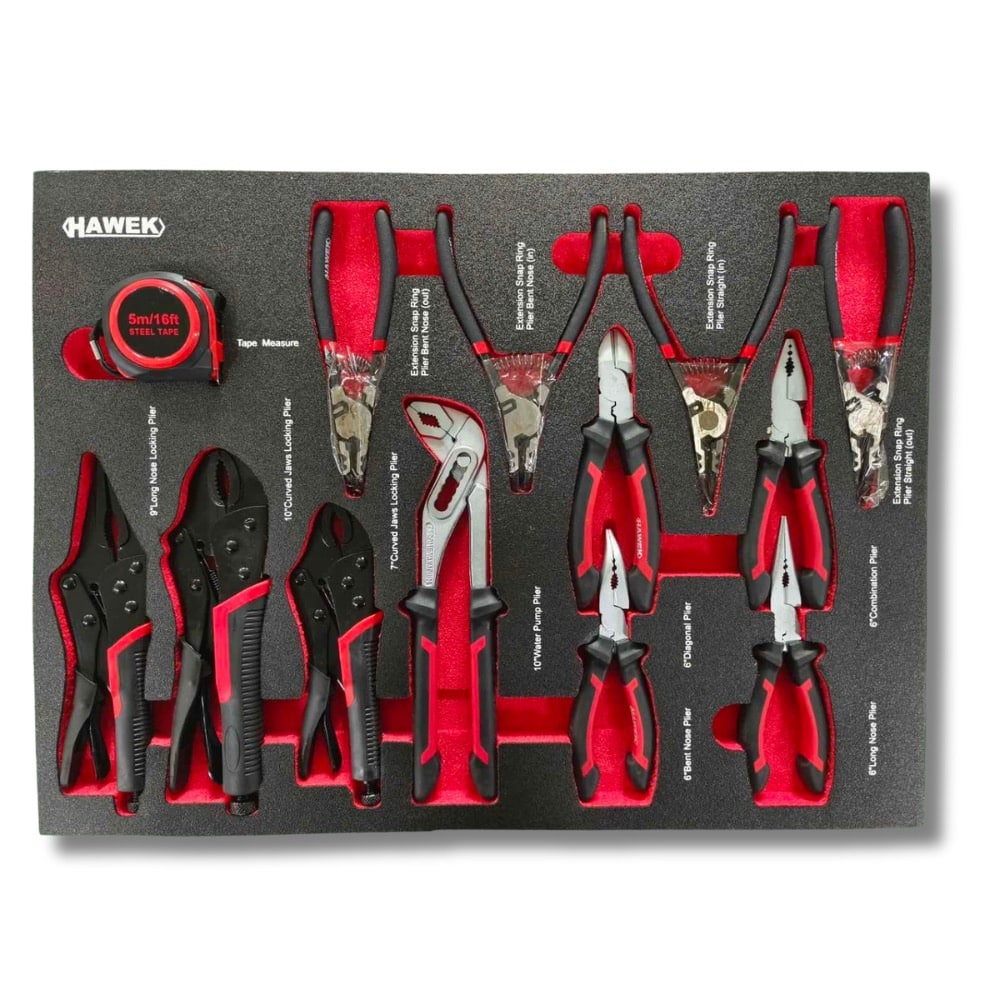 Професионален шкаф с инструменти HAWEK с 12 чекмеджета – снимка 9