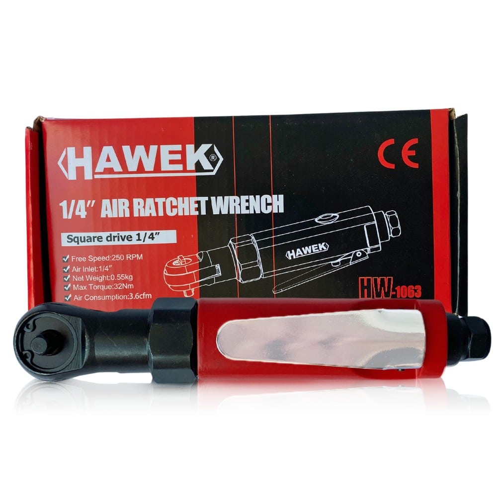 Професионална пневматична тресчотка HAWEK , 1 / 4″ , 32 Nm, HW-1063