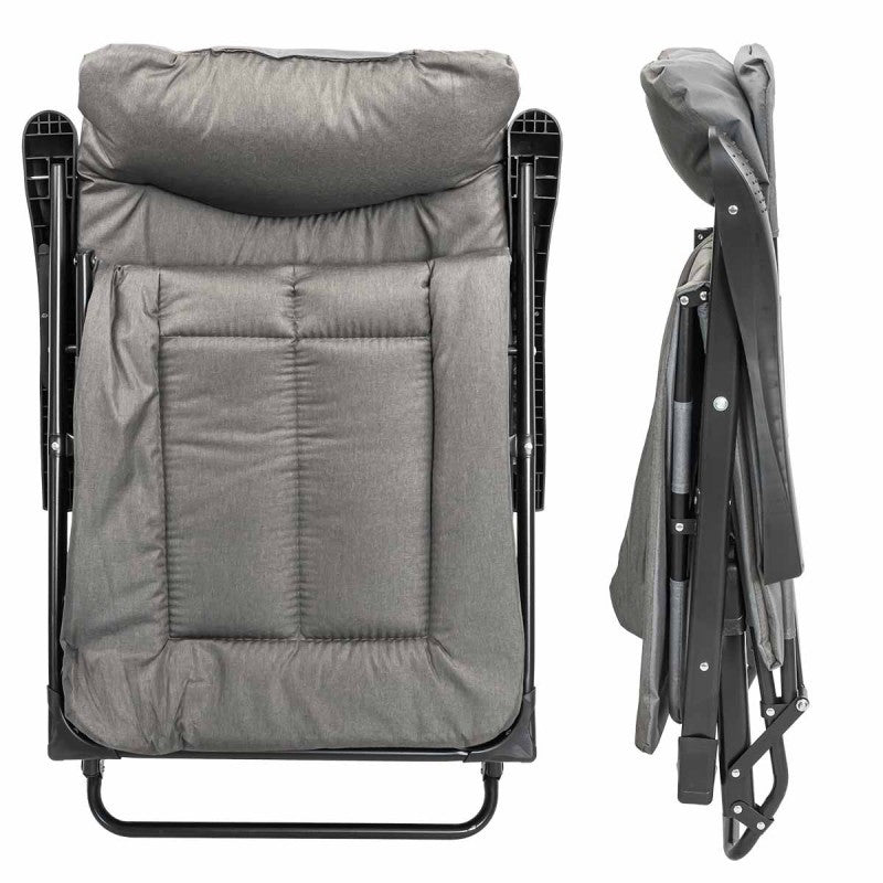 Походно легло сгъваемо - тип шезлонг – снимка 3