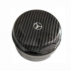 Карбонов ПЕПЕЛНИК Mercedes с порцеланова чаша