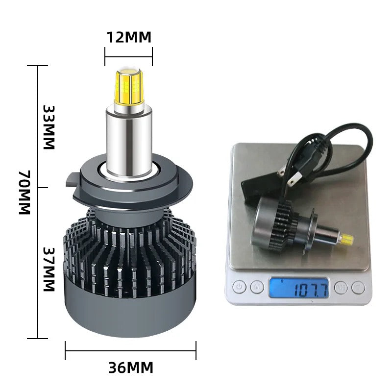 Крушки Диодни H7 100W - 12V LED – снимка 2