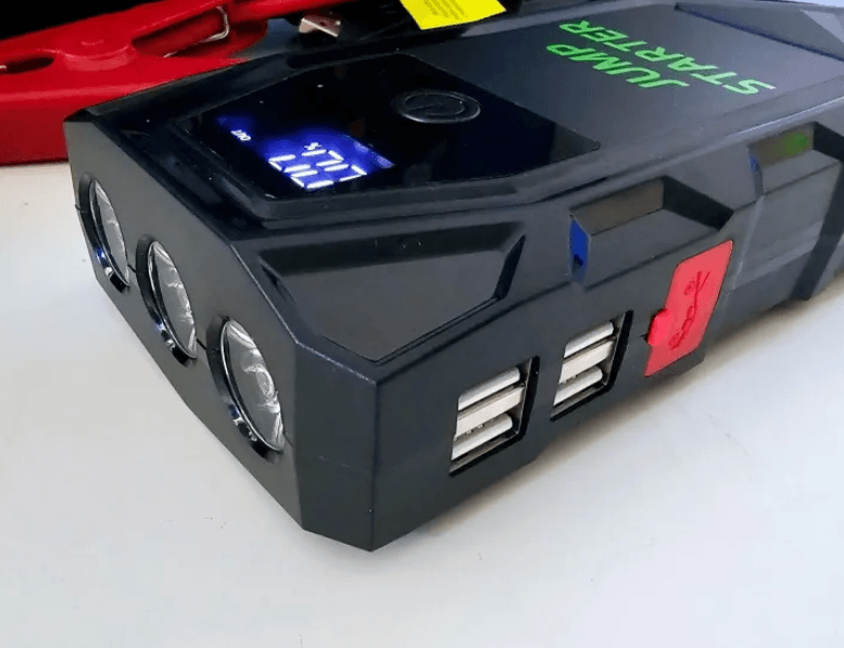 Мултифункционален автомобилен стартер Jump Starter 18000mAh, 12V, Максимален ток 1000A – снимка 4