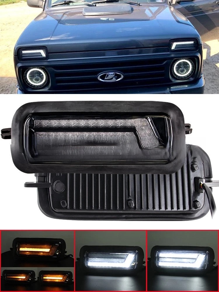 LED Диодни мигачи габарити Надфарници за Lada Niva – снимка 7