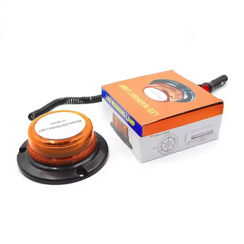 LED ЛЕД Аварийна / сигнална лампа Маяк буркан 12 / 24V – T303 – снимка 4