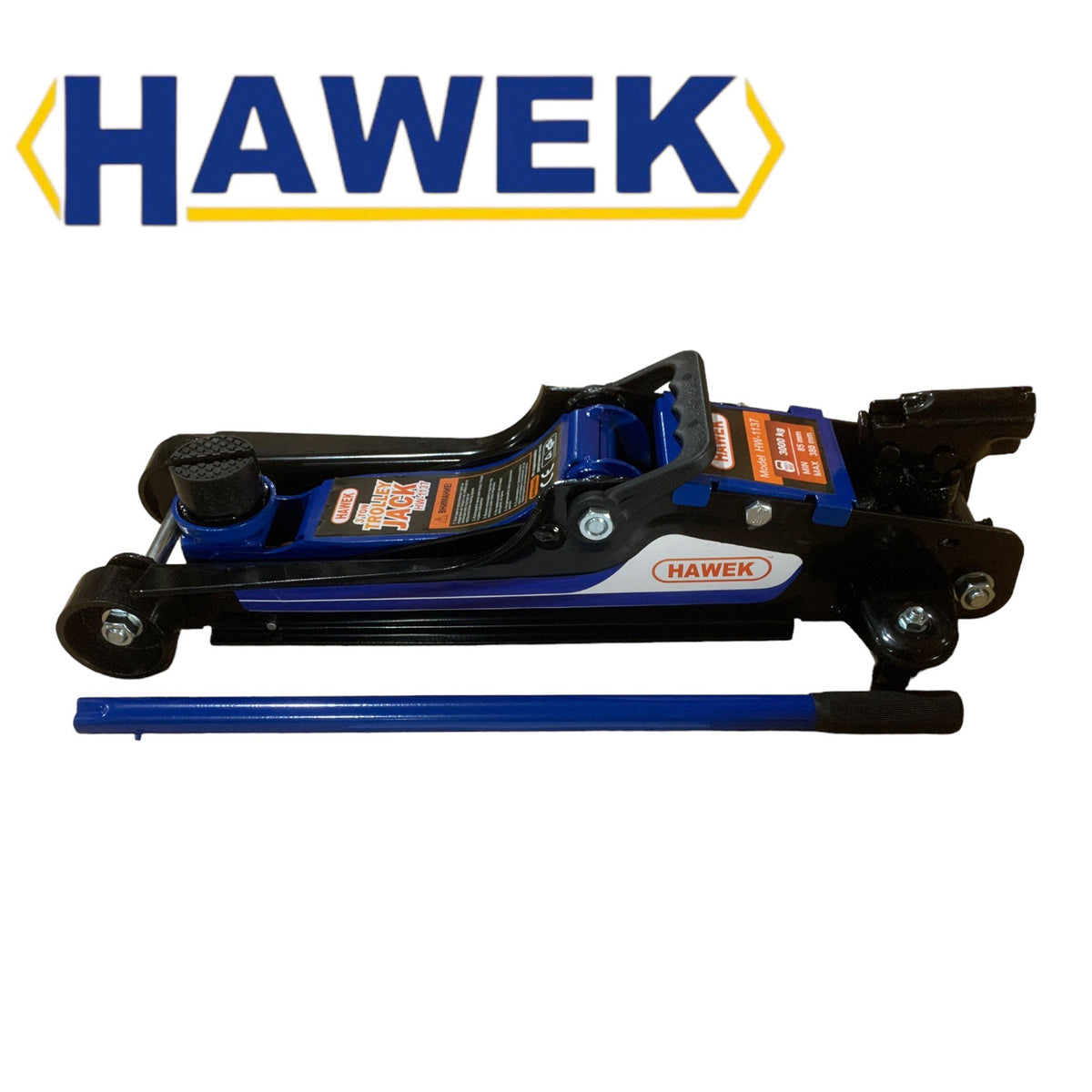 КРИК КРОКОДИЛ 3Т НИСКОПРОФИЛЕН С ВЪРТЯЩА ДРЪЖКА 360° , HAWEK 85-380mm – снимка 2