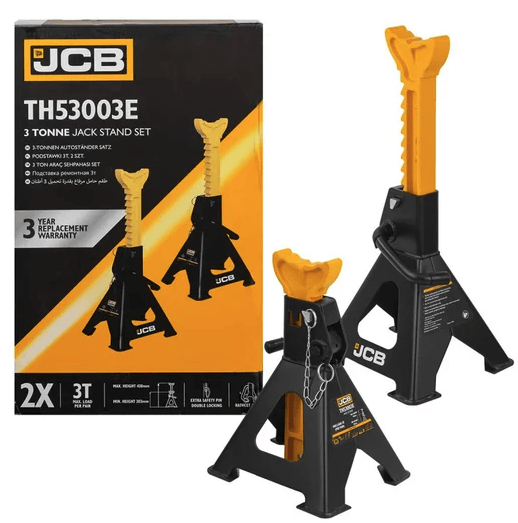 Крик крокодил 3 тона 77 – 505 мм JCB TH33013 + Стойки за автомобил JCB 3 тона 2 бр. – снимка 2