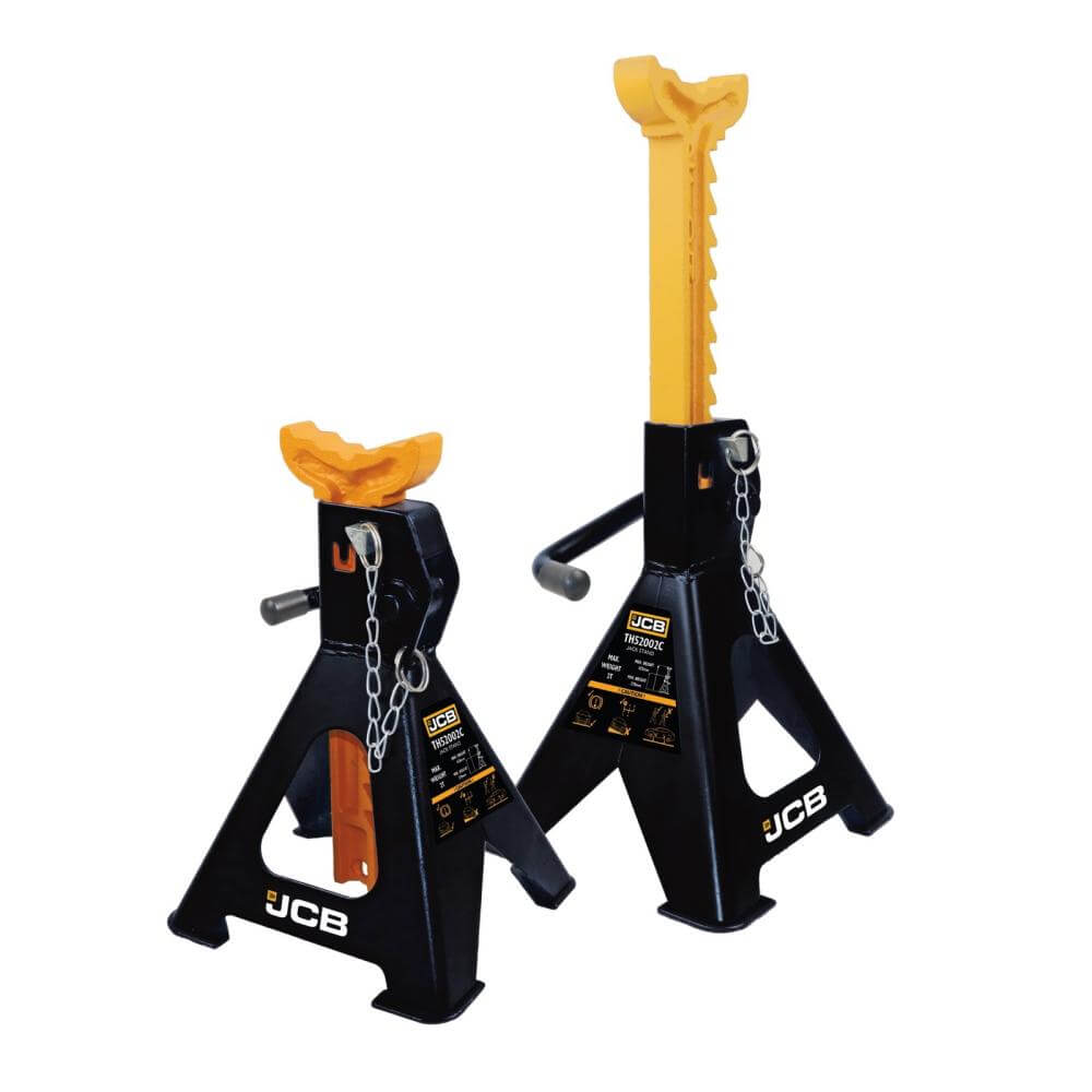 Крик крокодил 3 тона 77 – 505 мм JCB TH33013 + Стойки за автомобил JCB 3 тона 2 бр. – снимка 3