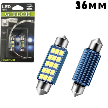 LED Крушки за плафон 36мм 12 / 24V G-TECH - T270