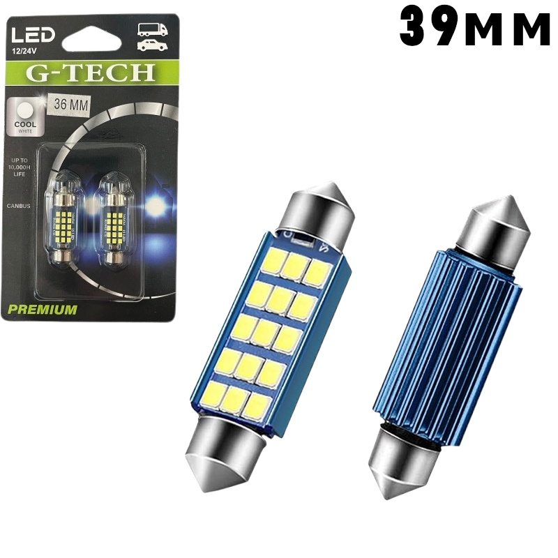 LED Крушки за плафон 39мм 12 / 24V G-TECH - T271
