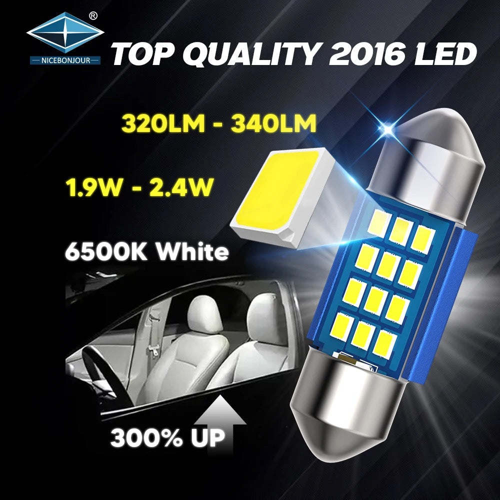 LED Крушки за плафон 39мм 12 / 24V G-TECH - T271 – снимка 3
