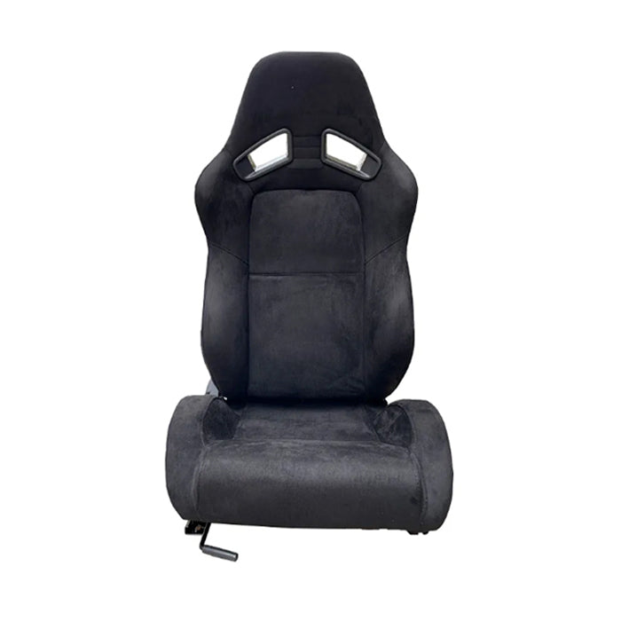Спортни седалки за МПС - 1052 Черна с черен конец – снимка 3
