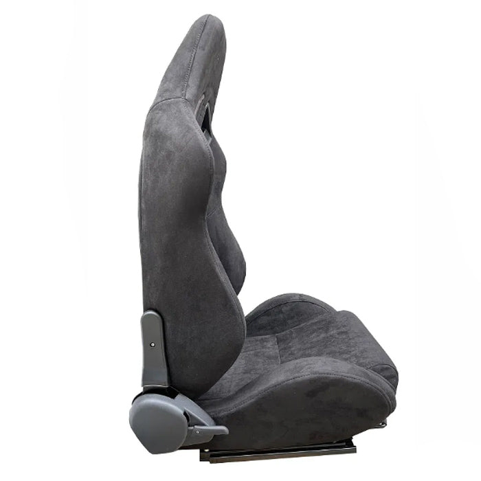Спортни седалки за МПС - 1052 Черна с черен конец – снимка 2