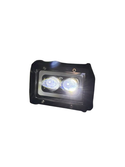 Диоден халоген LED 3 светлини габарит, жълта, бяла 12 / 24V – снимка 2