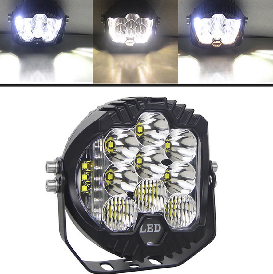 Диоден халоген 16СМ 5'' кръгъл - LED 12 / 24V