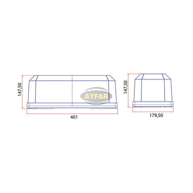 Авариен буркан 12V – снимка 2