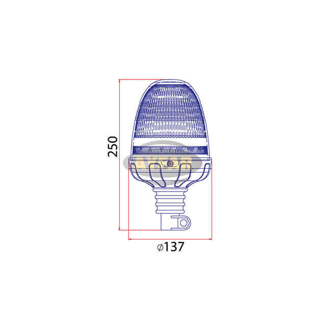 Диоден авариен буркан 12 - 24 V – снимка 2