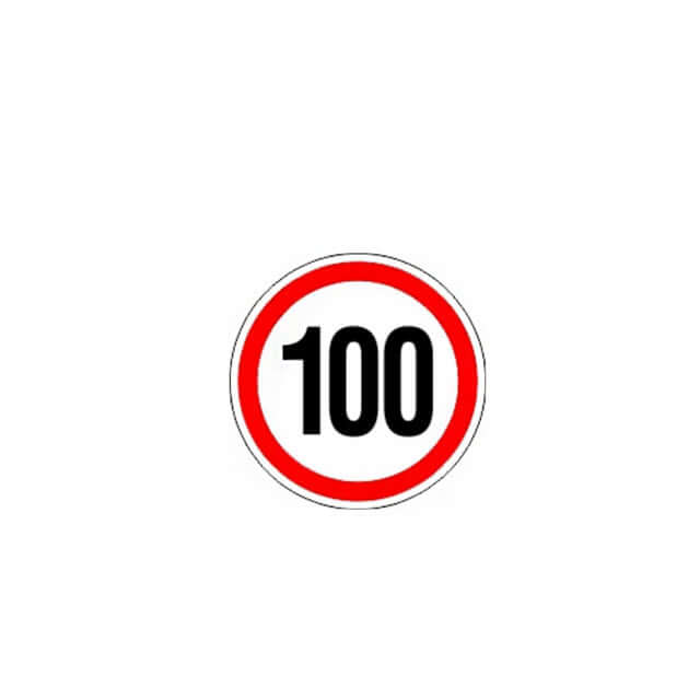 Стикер 100 km / h