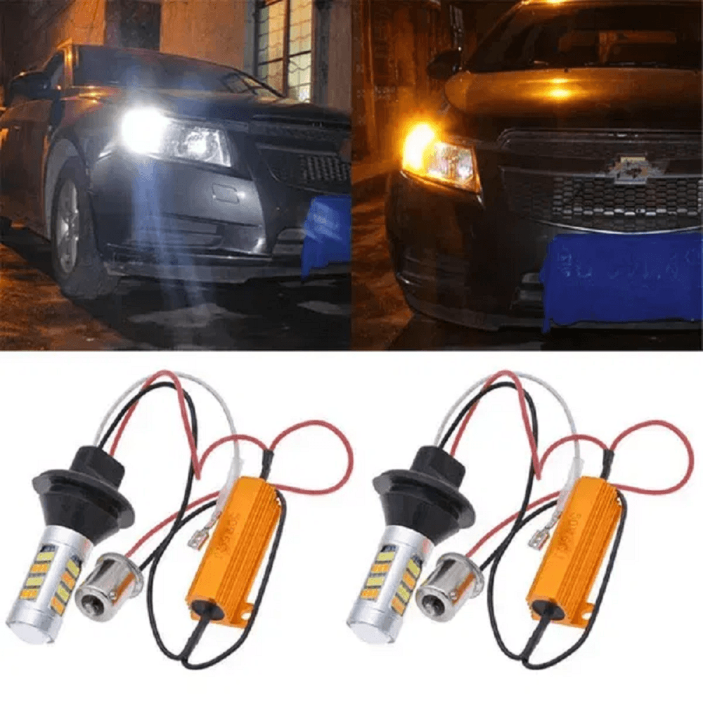 LED крушки за дневни светлини + мигач – снимка 6