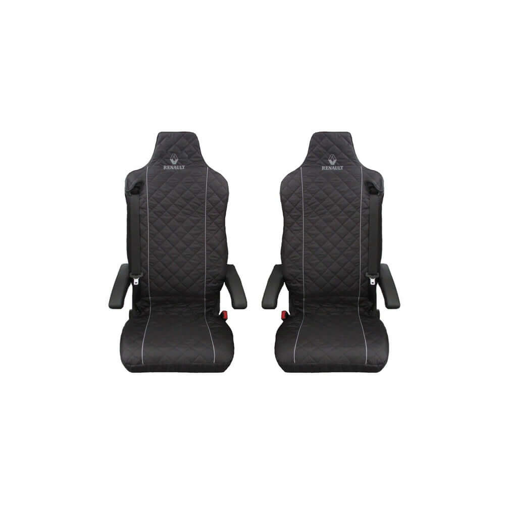 Капитонирани калъфи за седалки за Renault range t (2013+)
