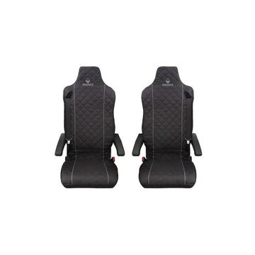 Капитонирани калъфи за седалки за Renault range t (2013+)