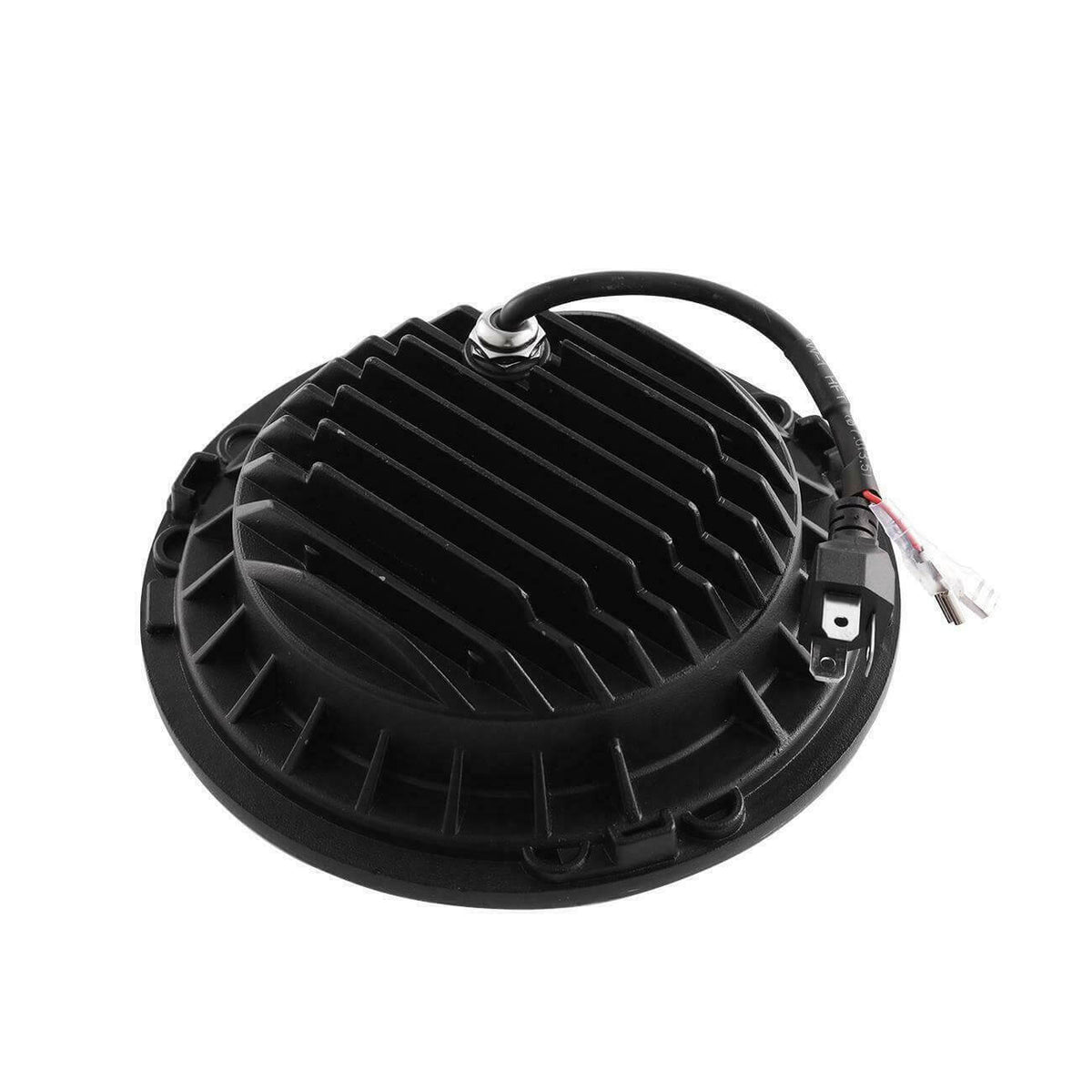 Комплект Кръгли LED фарове 7" 70W H4 букса, къси, дълги, дневни и мигач – снимка 2