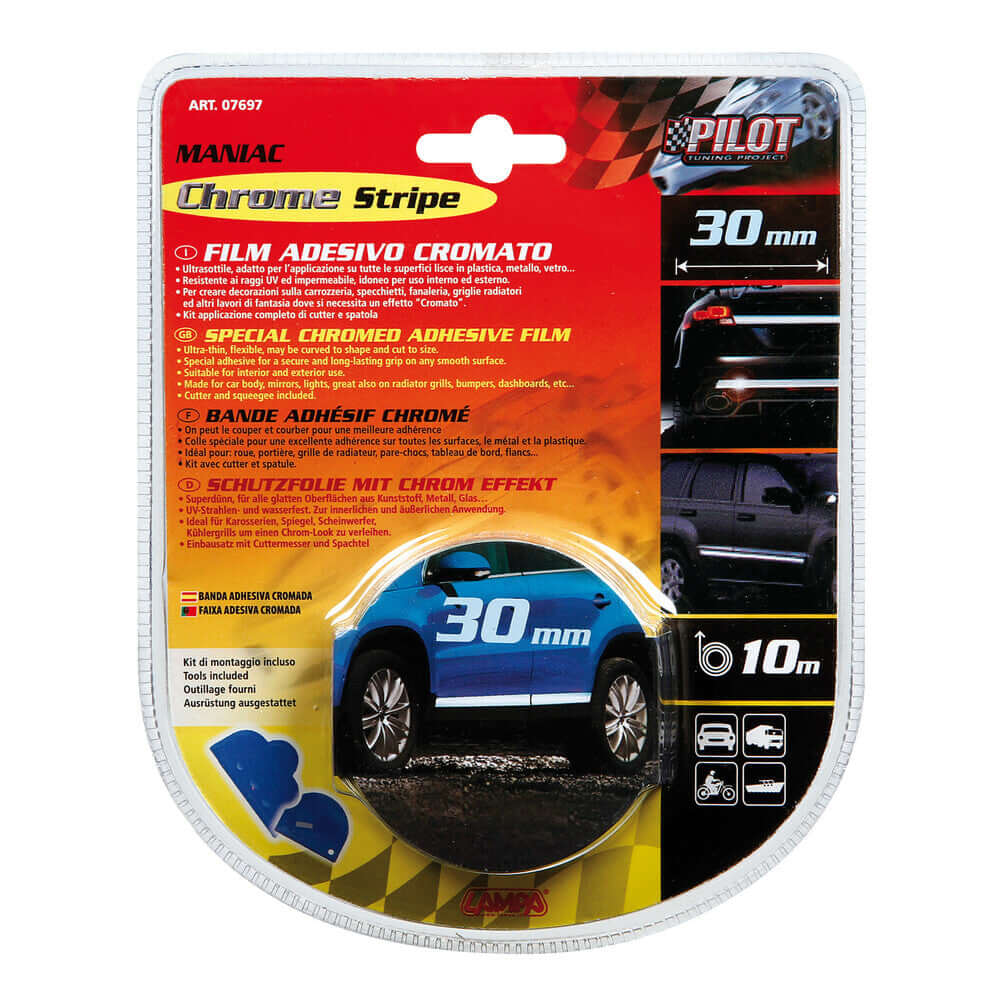 Лента за декорация "Maniac-Chrome" 30mm - 10м – снимка 6