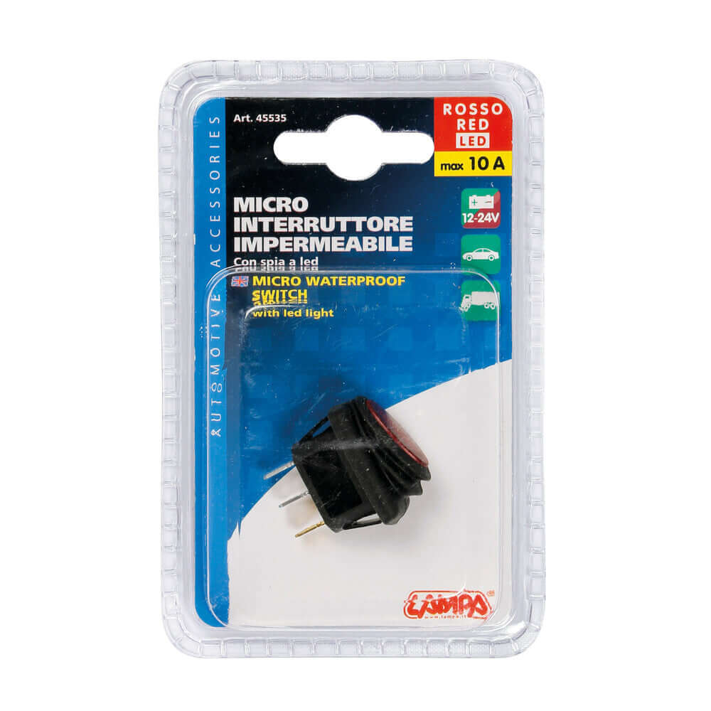 Бутон “micro” превключвател LED 12 / 24V – снимка 3