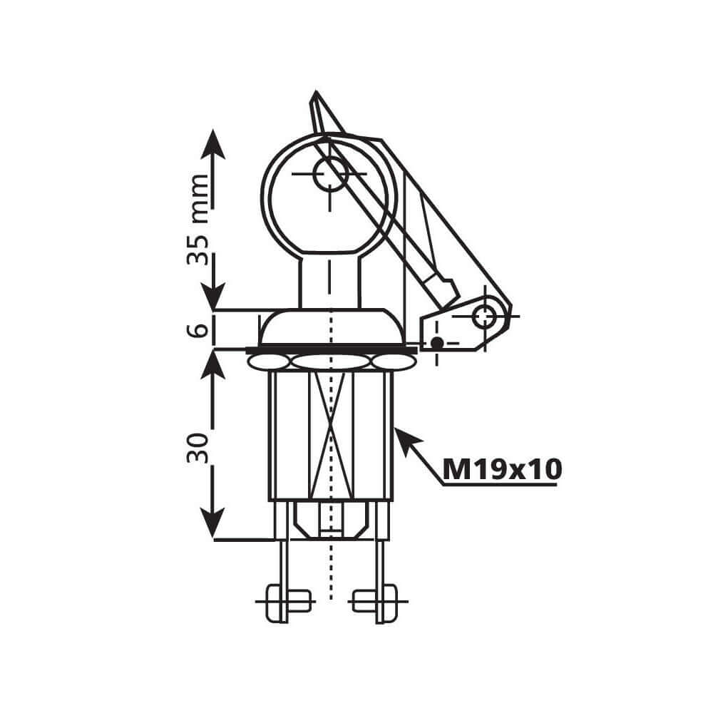 Патронник / ключ маса – 12 / 24V – 10A – снимка 3