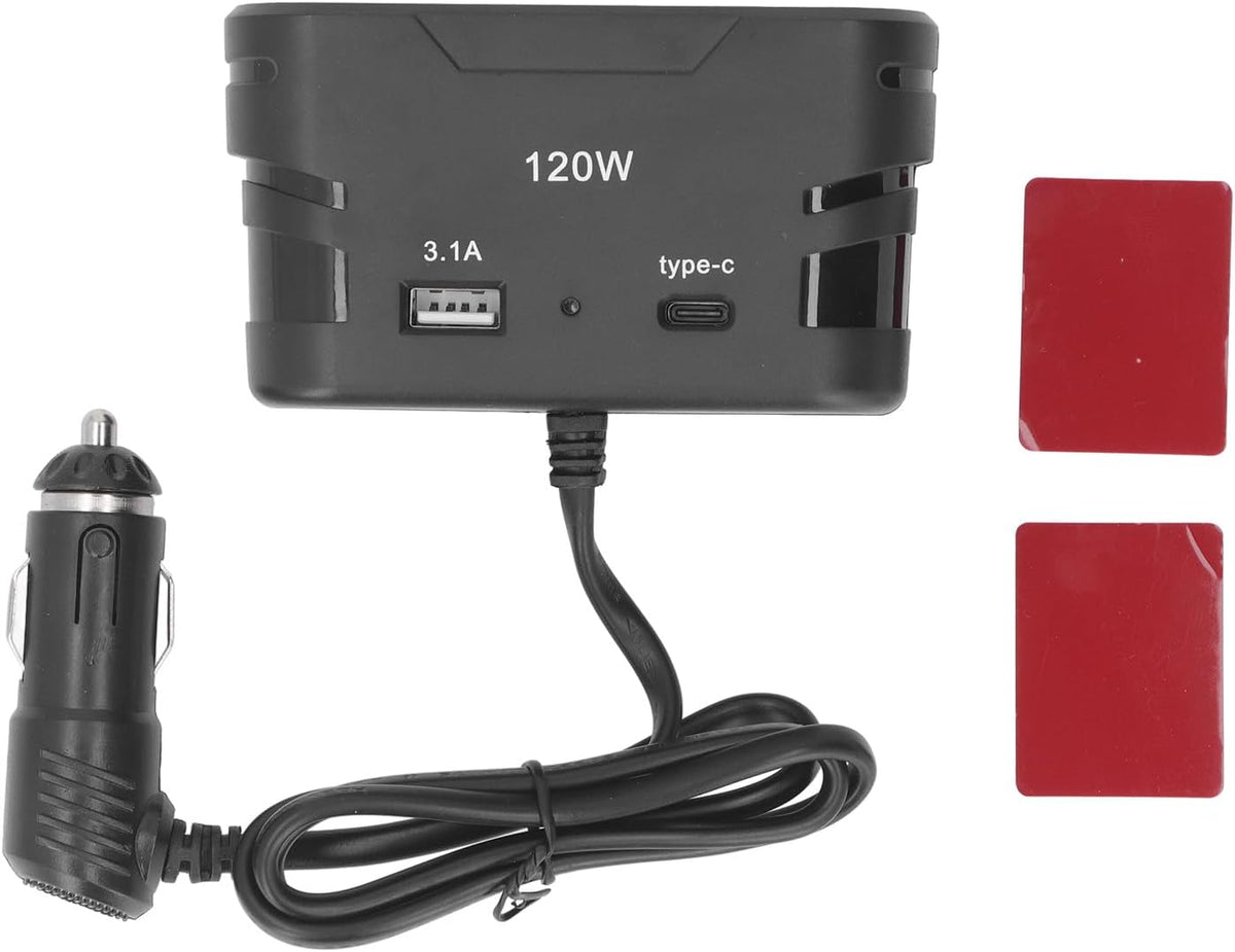 Разклонител за запалка - USB + Type-C – снимка 3