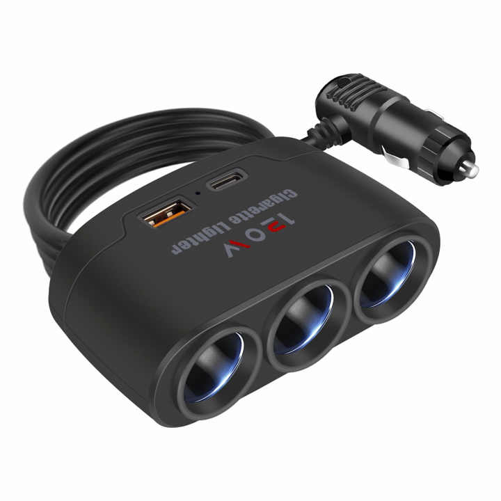 Разклонител за запалка 3в1 - 12 / 24V