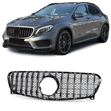 Решетка за Mercedes GLA X156 2013-2018 тип GT хром / черна