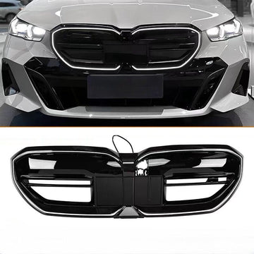 Бъбреци с LED светлини за BMW серия 5 G60, G61 след 2024 година, черен лак
