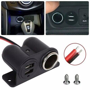 Разклонител за гнездо за запалка гнезда за кола USB