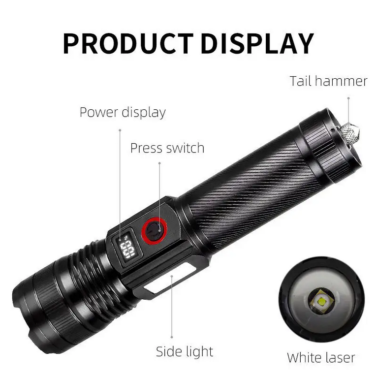 LED Фенер с USB зареждане – снимка 2