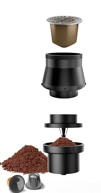 Преносима кафемашина за капсули и смляно кафе espresso – снимка 6