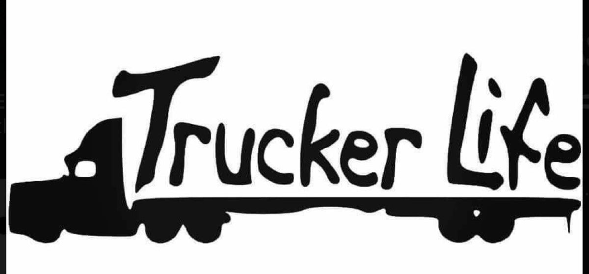 Декоративен стикер Trucker Lifer - T899