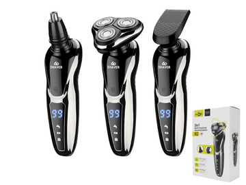 Електрическа самобръсначка USB Rechargeable 3 Head Shaver с три плаващи глави