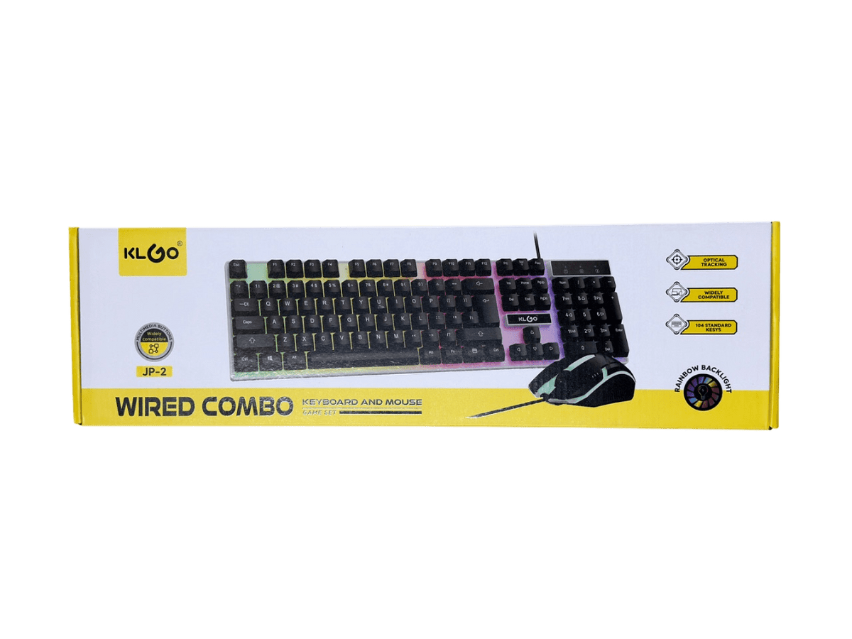 LED комплект RGB клавиатура и мишка KLGO - T962 – снимка 3