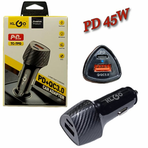 Зарядно за кола USB / Type-C 12 / 24V